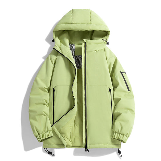 Unisex Warmer wasserabweisender Steppparka mit technischer Kapuze Nord Taschen