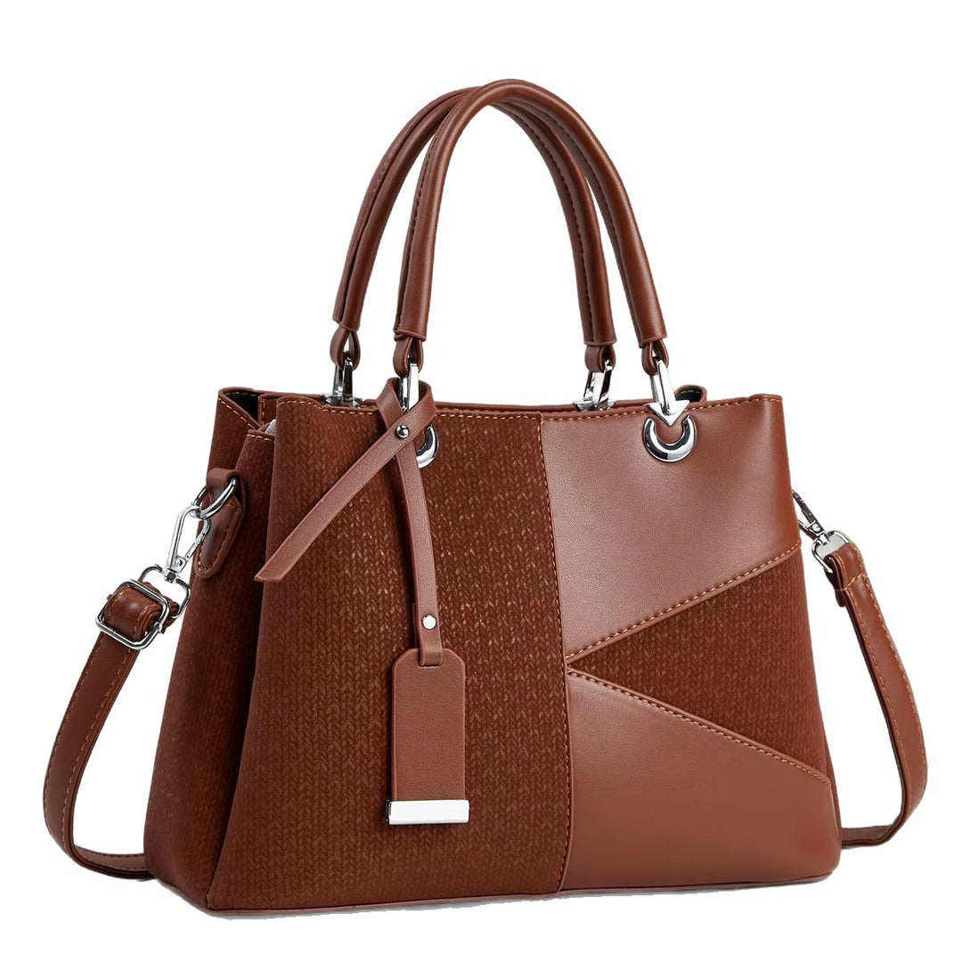 Damen modische Handtasche mit strukturiertem Design und abnehmbarem Schulterriemen Nord Taschen