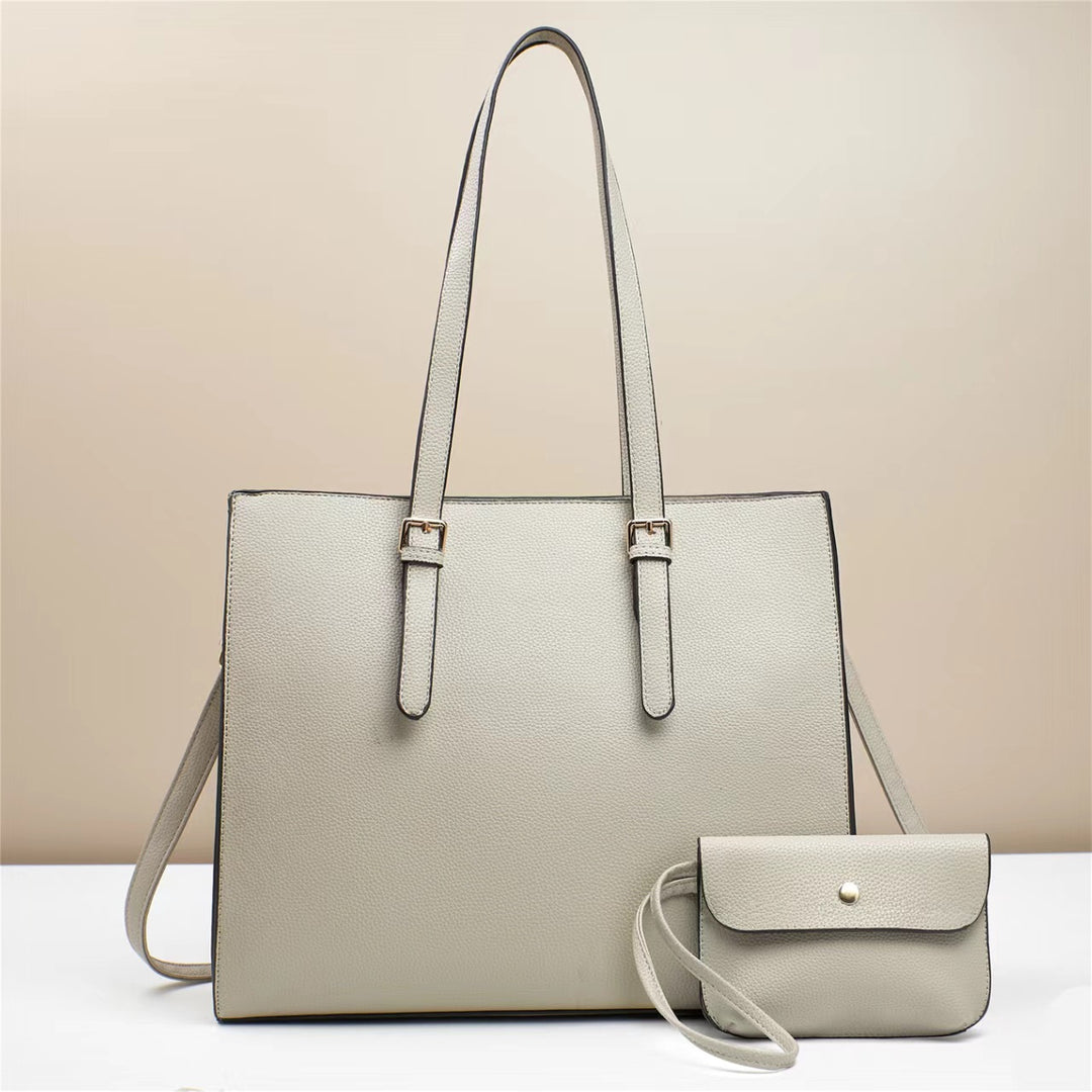 Damen elegante Shopper-Tasche mit abnehmbarer Mini-Tasche Nord Taschen