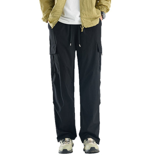 Herren Breite Tech‑Cargo‑Hose mit Utility‑Taschen und verstellbarem Bund Nord Taschen