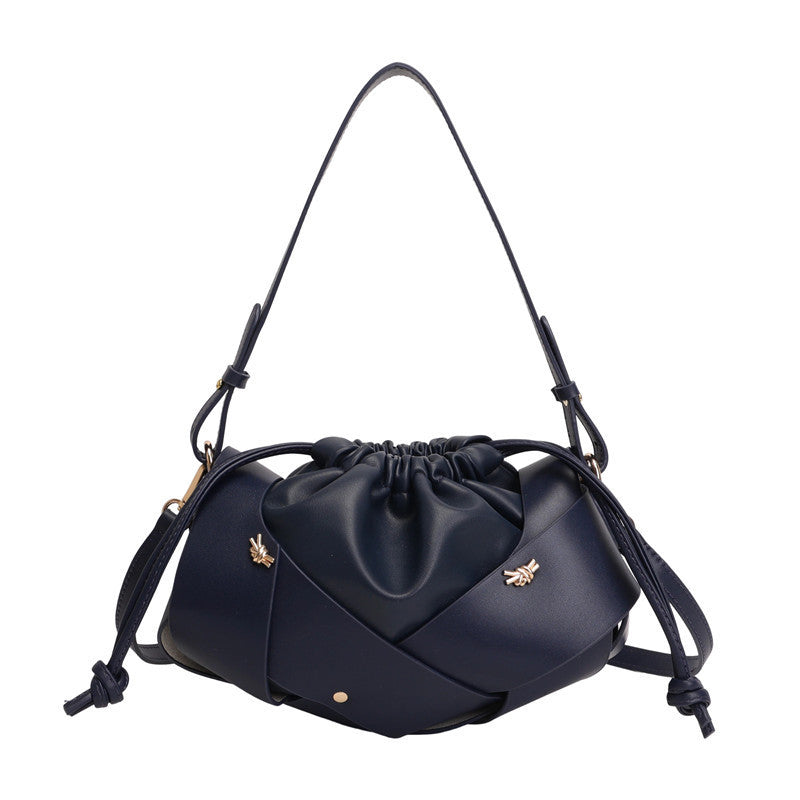Damen Hobo-Tasche mit raffiniertem Kordelzug und eleganter Webstruktur Nord Taschen