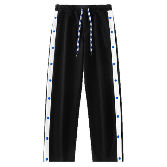 Herren Relaxed-Fit Sweathose mit seitlicher Druckknopfleiste und teilbarer Beinöffnung Nord Taschen