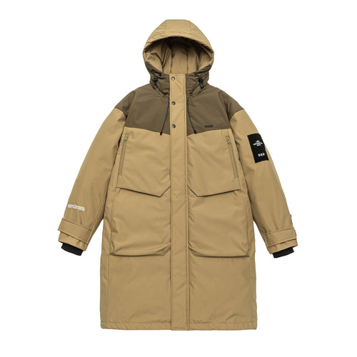 Herren Wasserabweisender Stepp-Winterparka mit Kapuze und Multifunktionstaschen Nord Taschen