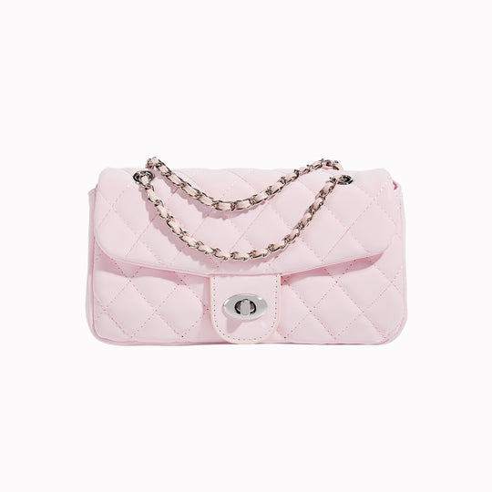 Damen Clutch-Tasche mit eleganter Steppverarbeitung und feinem Kettenriemen Nord Taschen