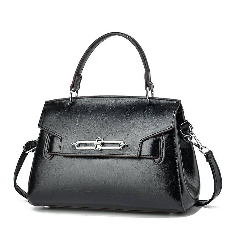 Damen elegante Umhängetasche mit hochwertigem Leder und verstellbarem Tragegurt Nord Taschen