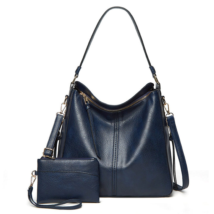 Damen Hobo-Tasche aus hochwertigem Kunstleder mit abnehmbarem Kosmetiktäschchen Nord Taschen