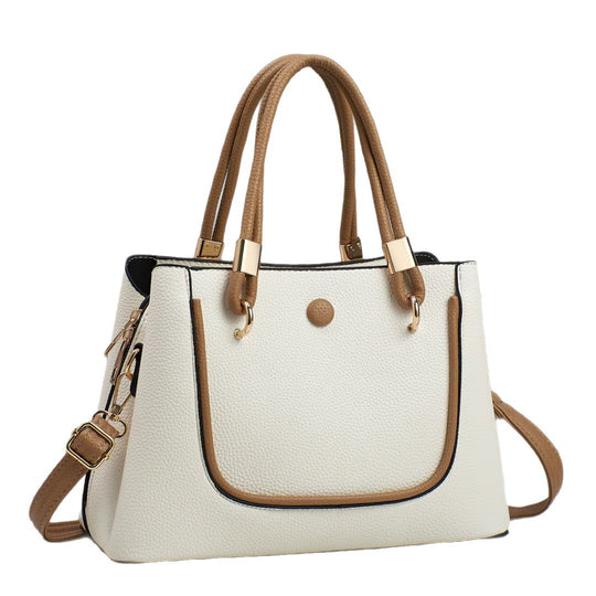 Damen Handtasche mit goldenen Akzenten und eleganter Struktur Nord Taschen