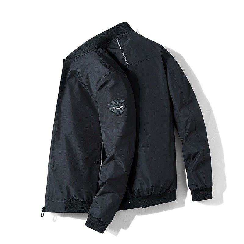 Herren Urbaner Microfaser-Bomber mit wasserabweisender Membran und verdecktem Frontzip Nord Taschen