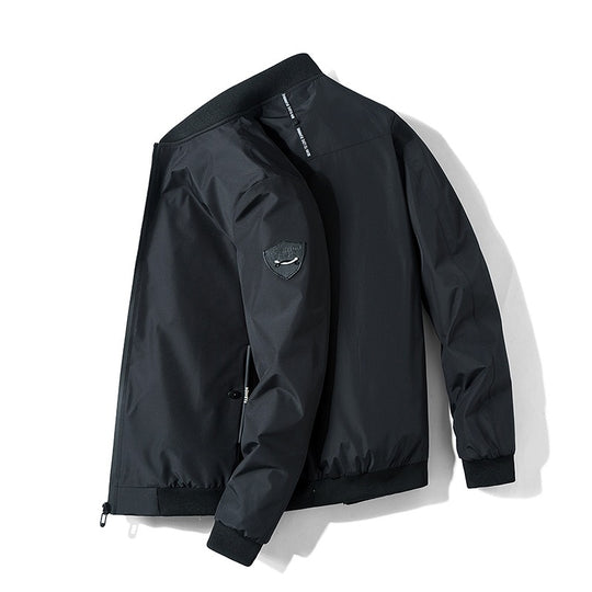 Herren Urbaner Microfaser-Bomber mit wasserabweisender Membran und verdecktem Frontzip Nord Taschen