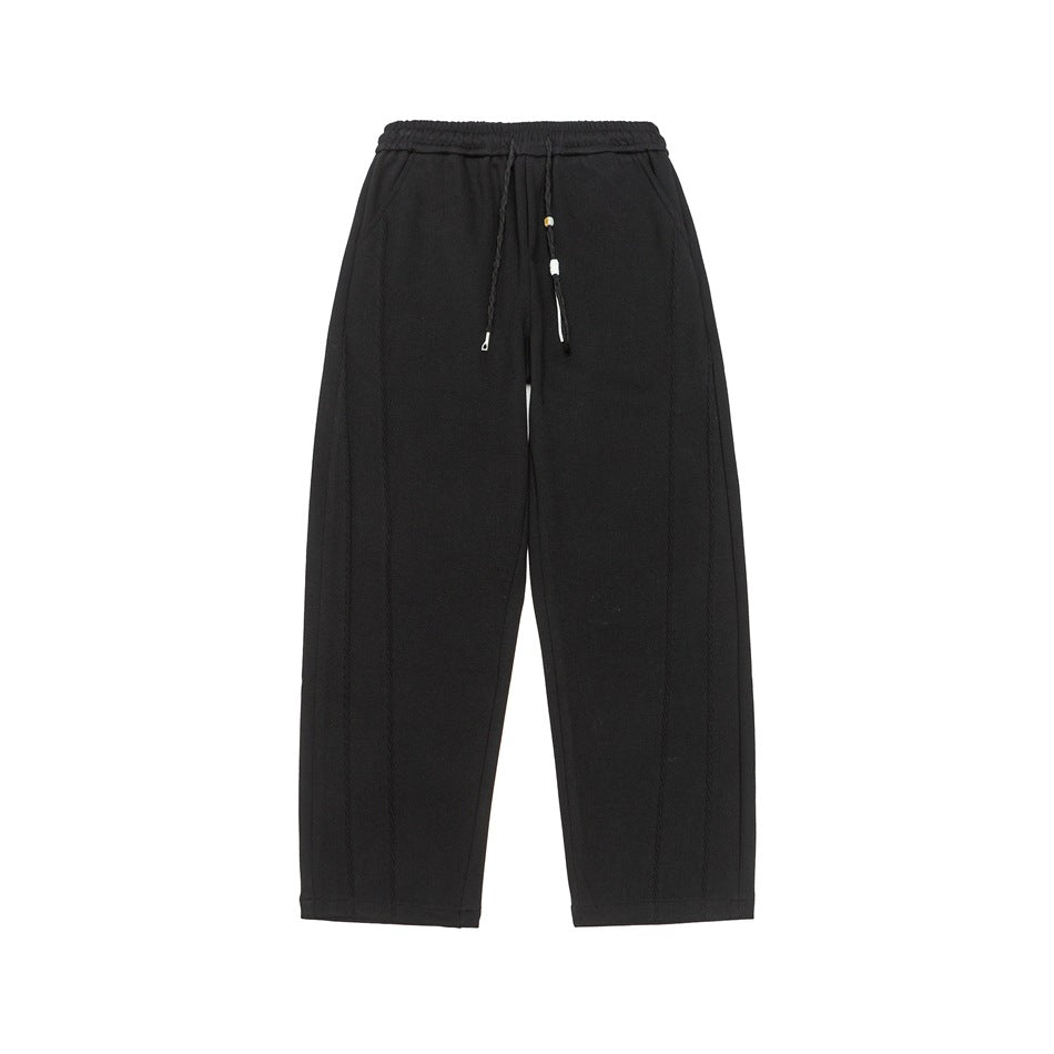 Damen Weite High‑Waist Jogginghose mit Ziernähten und Kordelzug Nord Taschen