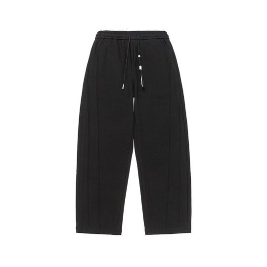 Damen Weite High‑Waist Jogginghose mit Ziernähten und Kordelzug Nord Taschen