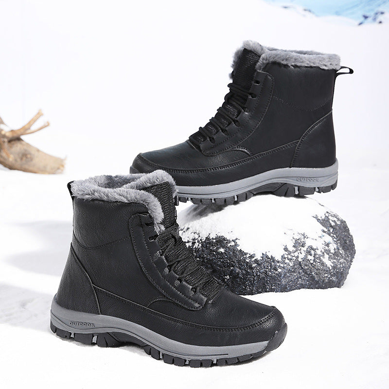 Damen Gefütterte Thermo-Winterstiefelette mit rutschfester Profilsohle und wasserabweisender Oberfläche Nord Taschen