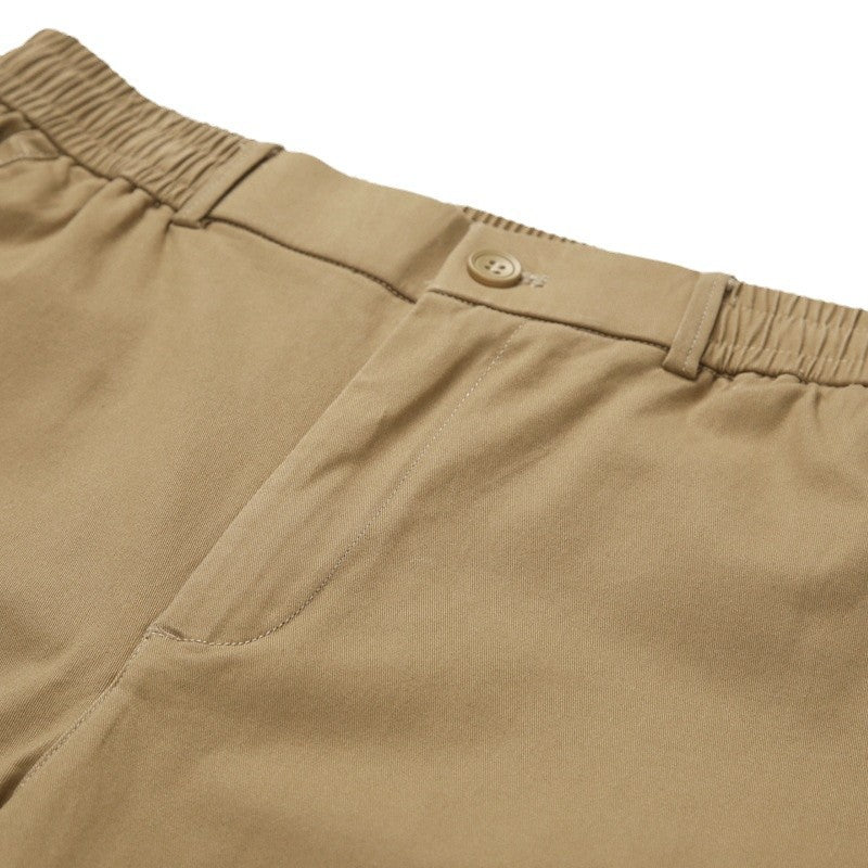 Herren Gerade geschnittene Cargo-Hose mit elastischem Bund und aufgesetzten Klappentaschen Nord Taschen