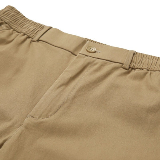 Herren Gerade geschnittene Cargo-Hose mit elastischem Bund und aufgesetzten Klappentaschen Nord Taschen