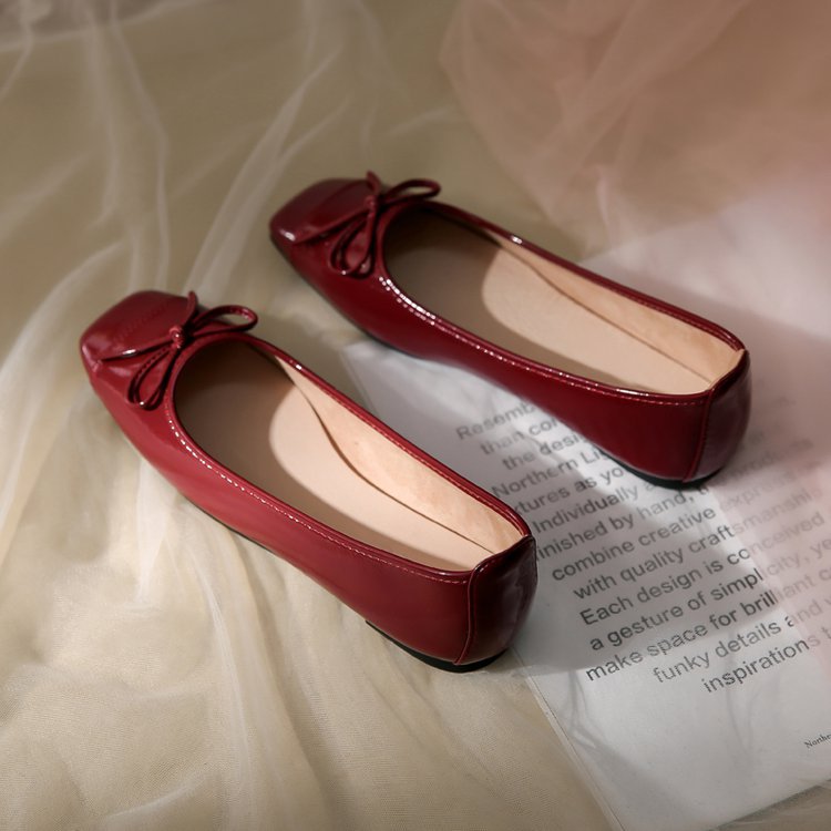 Damen Ballerinas mit elegantem Schleifen-Design und komfortablem Fußbett
