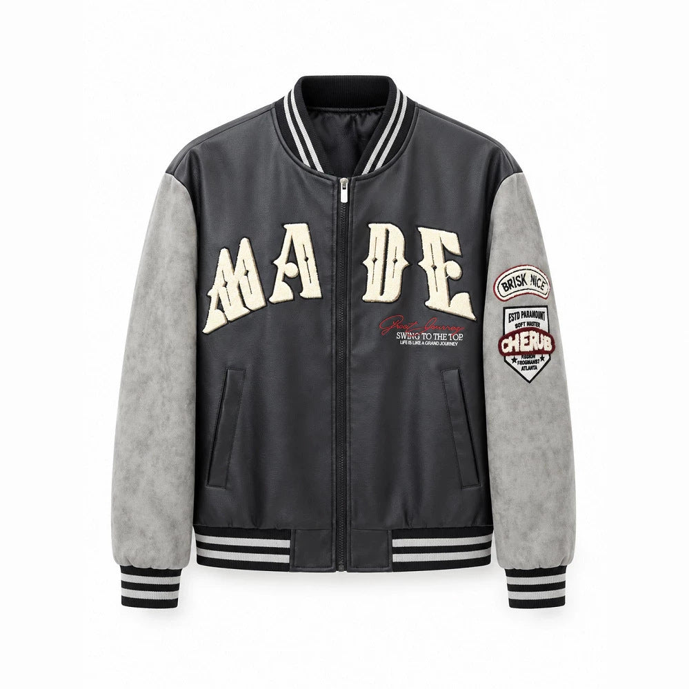 Damen Modische Freizeit-Bomberjacke Nord Taschen