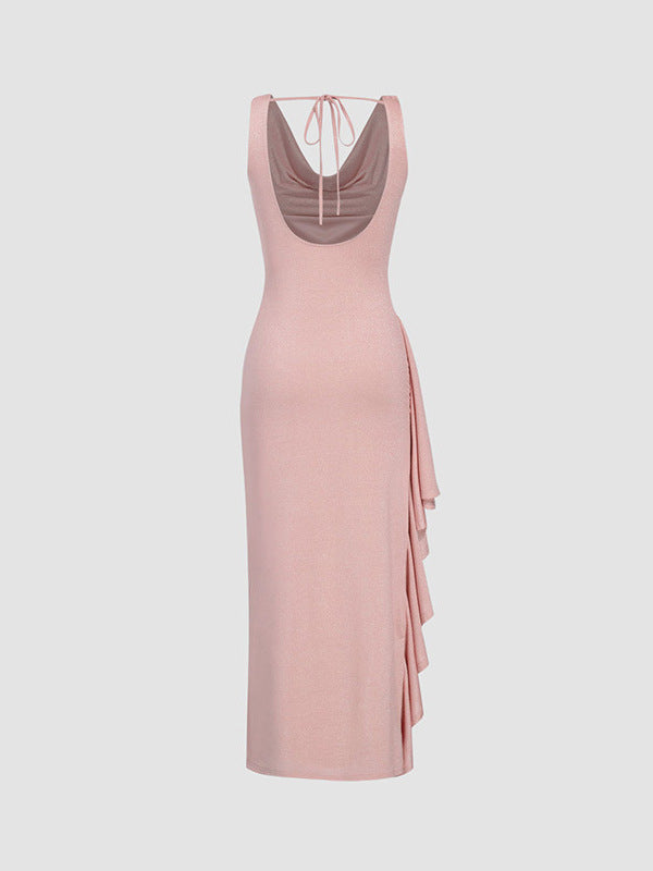 Damen figurbetontes Maxikleid mit elegantem Schnitt und aufregenden Details Nord Taschen