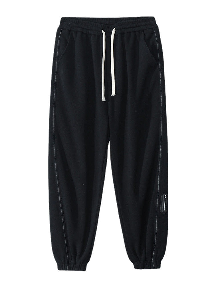 Unisex lässige Freizeit-Jogginghose aus Baumwollmix mit elastischem Bund und Saumbündchen Nord Taschen