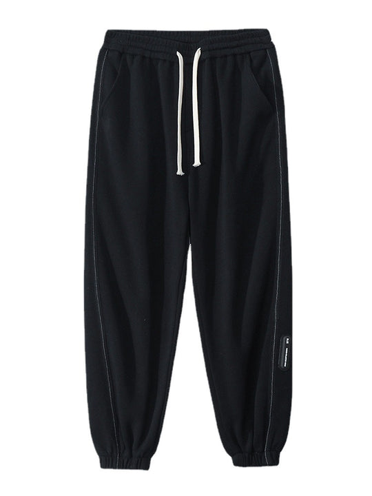 Unisex lässige Freizeit-Jogginghose aus Baumwollmix mit elastischem Bund und Saumbündchen Nord Taschen