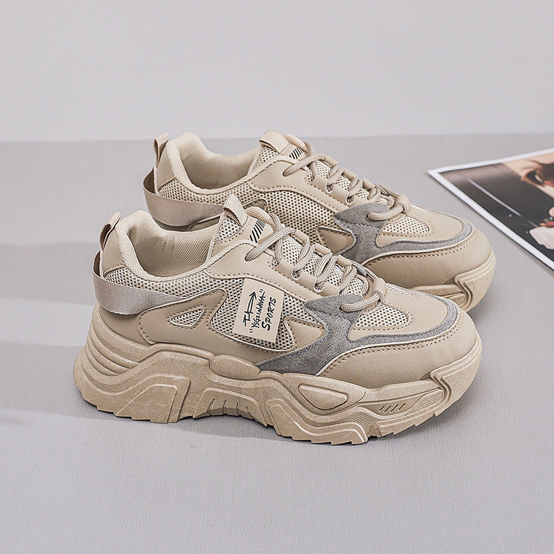 Damen Sneakers im modernen Chunky-Stil mit atmungsaktivem Obermaterial und gepolsterter Sohle