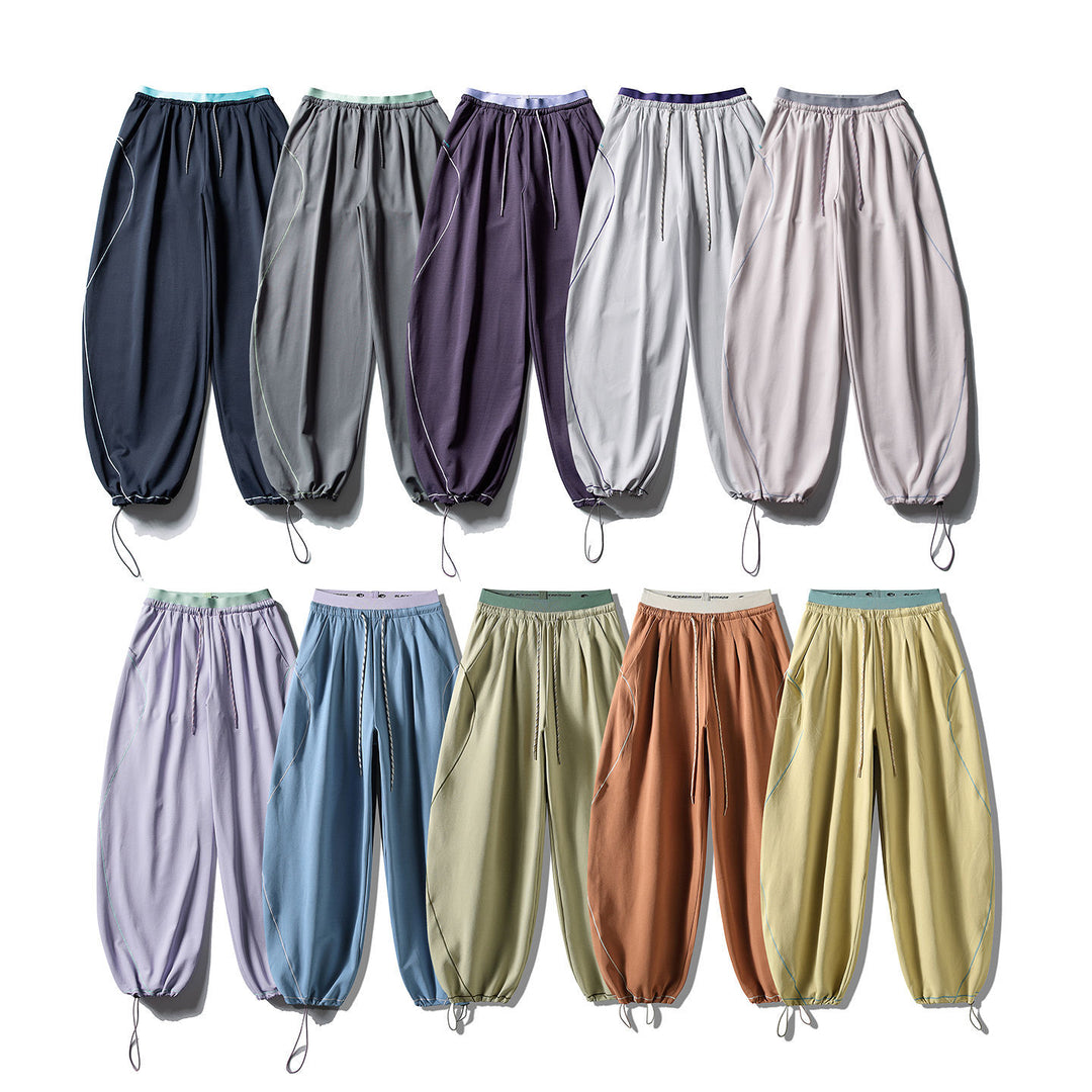 Unisex Weite Ballon-Jogginghose mit Kontrastpaspeln und verstellbaren Saumkordeln Nord Taschen