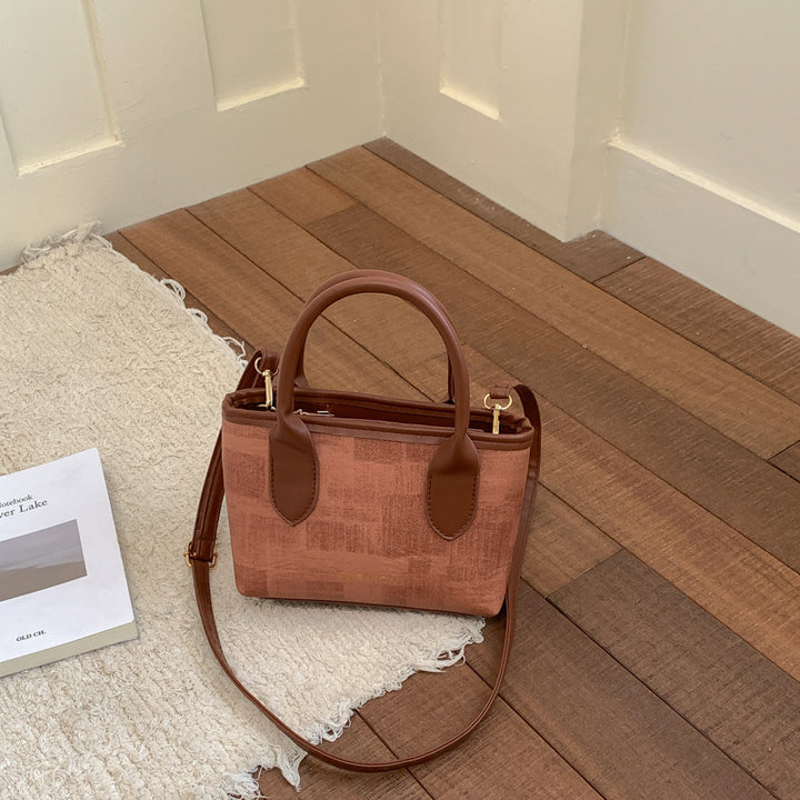 Damen modische Handtasche mit strukturiertem Design und abnehmbaren Schulterriemen Nord Taschen