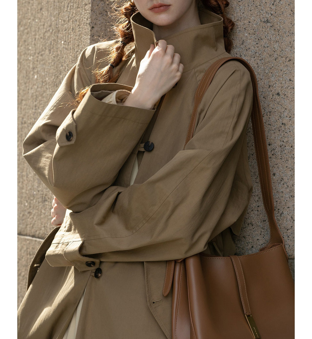 Damen Urbaner Trenchcoat Nord Taschen