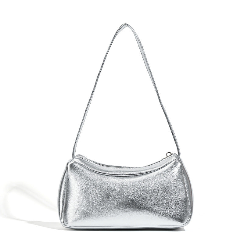 Damen modische Umhängetasche mit glänzender Metallic-Oberfläche Nord Taschen