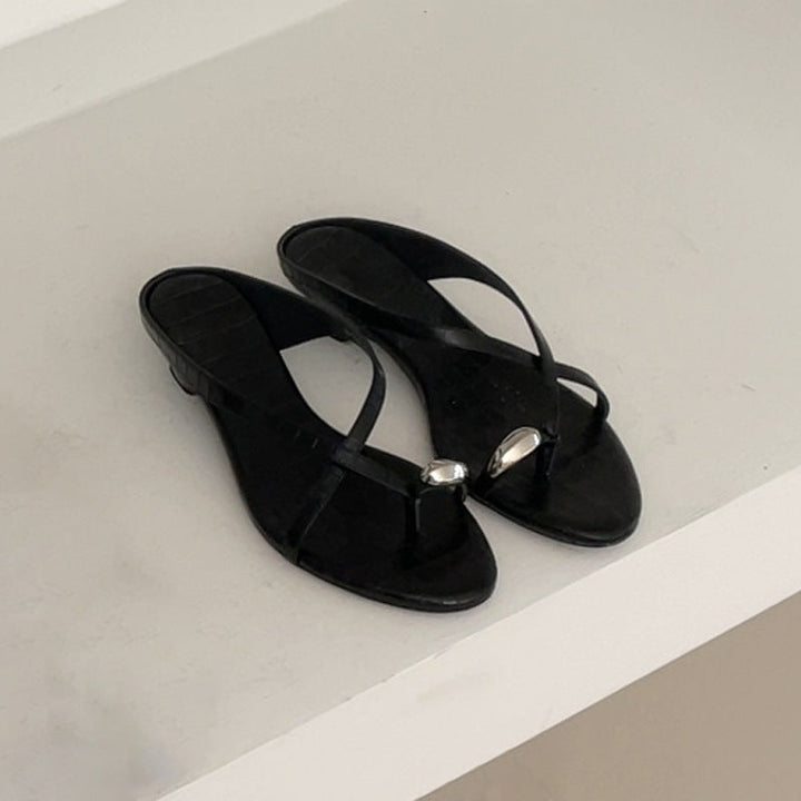 Damen elegante Sling-Sandalen mit modischem Riemendesign und komfortablem Absatz