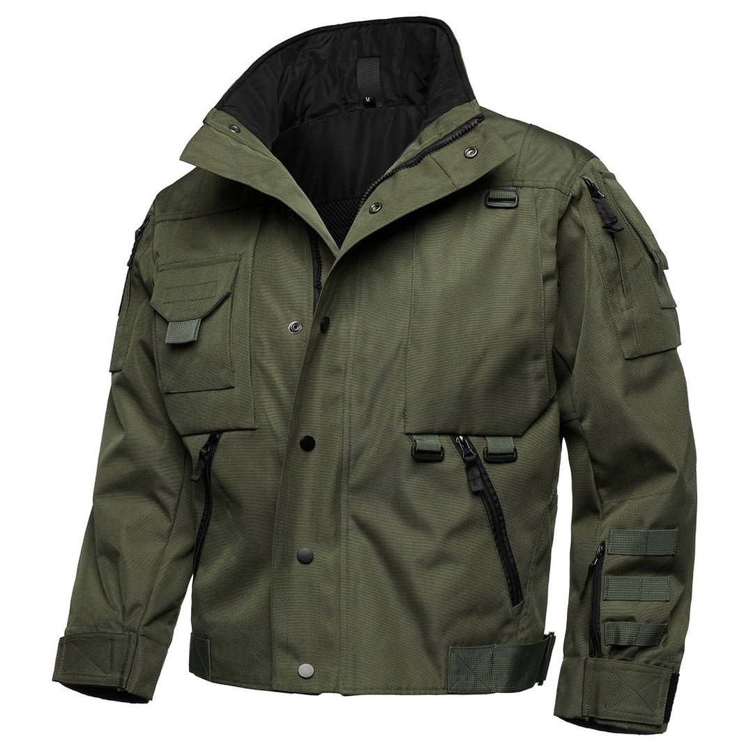 Herren Tactical Field Jacke mit Multi‑Taschen, verstellbaren Bündchen und wasserabweisender Ripstop‑Qualität Nord Taschen