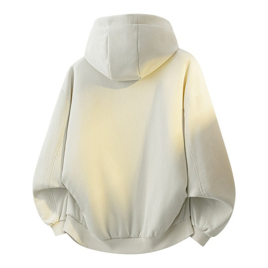 Damen Oversize-Kapuzenjacke mit Farbverlauf, Zwei-Wege-Reißverschluss & Zip-Taschen Nord Taschen