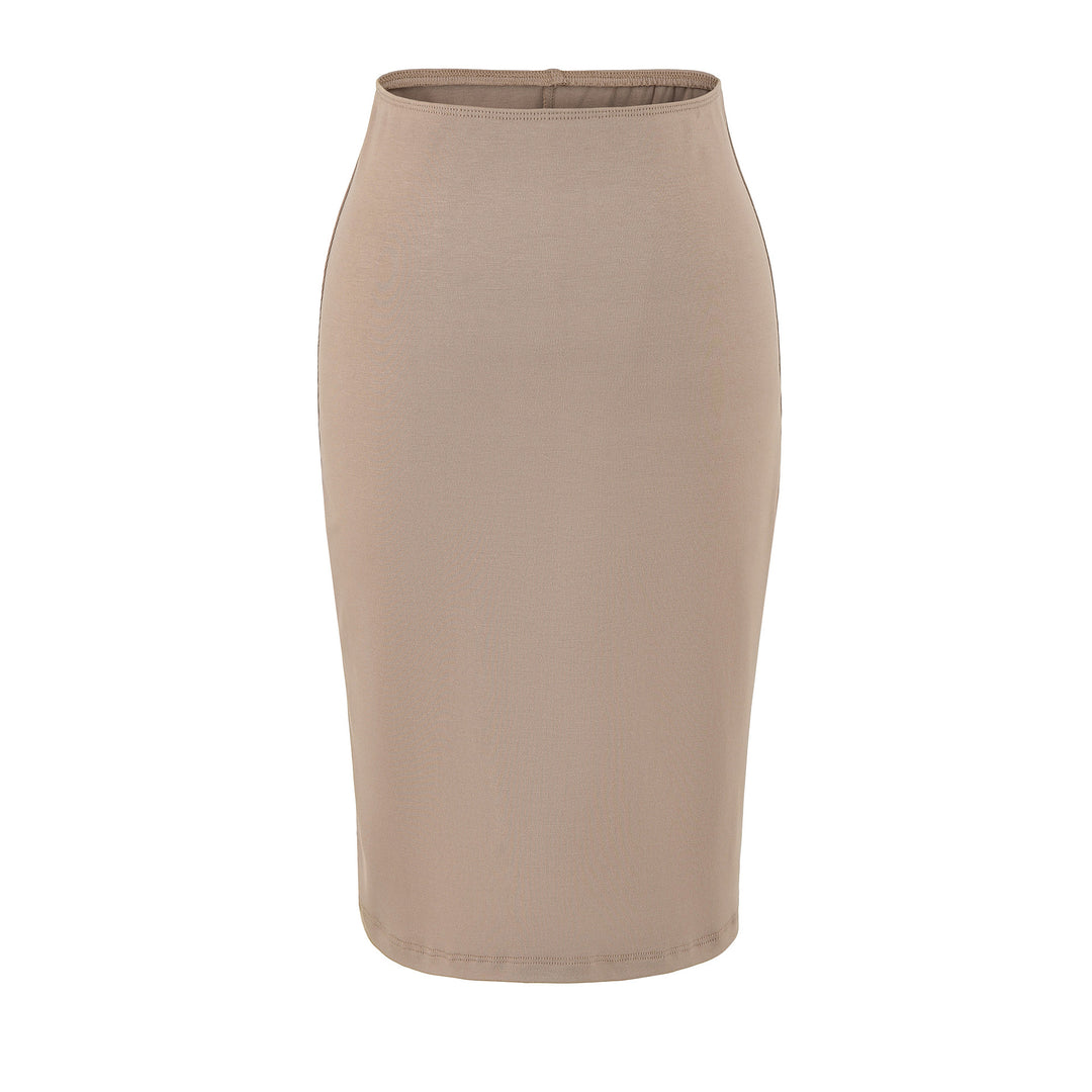 Damen Figurnaher Midirock aus Feinstrick mit elastischem Bund Nord Taschen