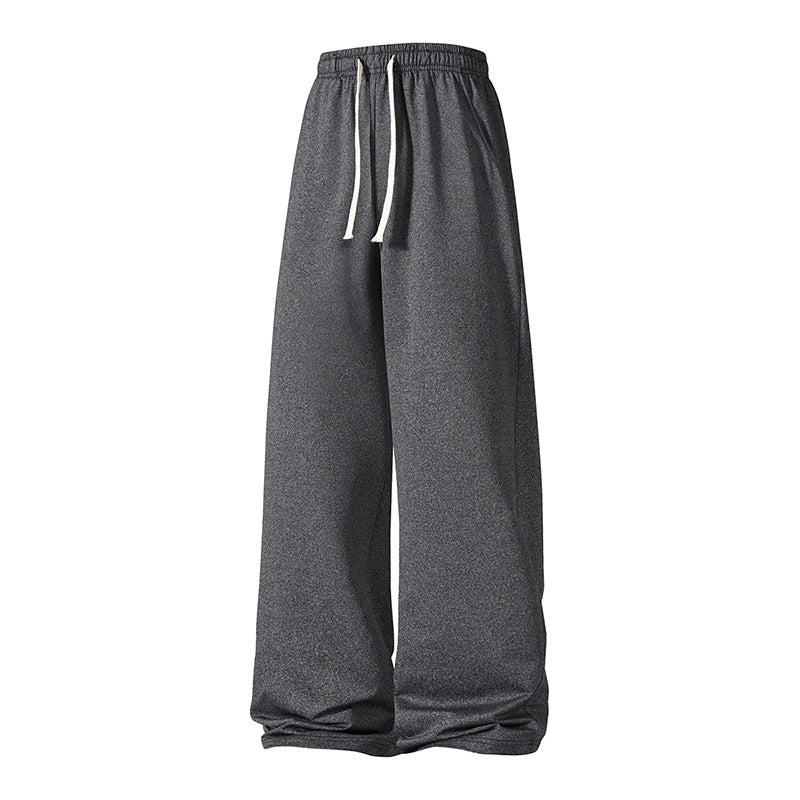 Damen Weite Palazzo-Hose mit elastischem Tunnelzugbund und fließender Satinoptik Nord Taschen