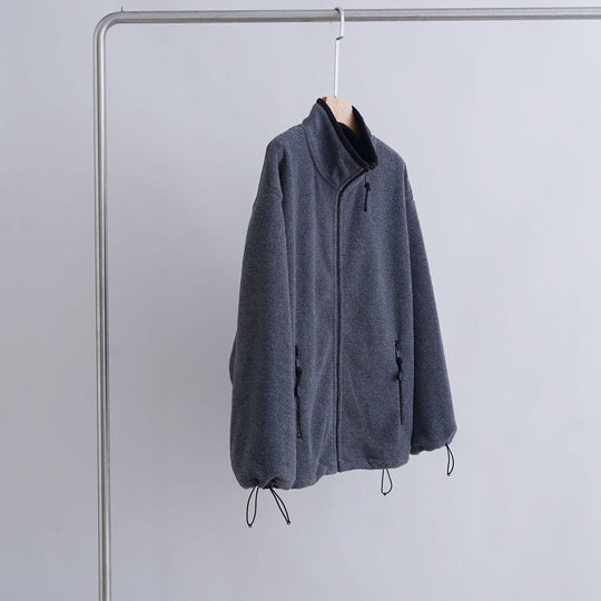 Damen Sportliche Fleecejacke mit hohem Kragen Nord Taschen