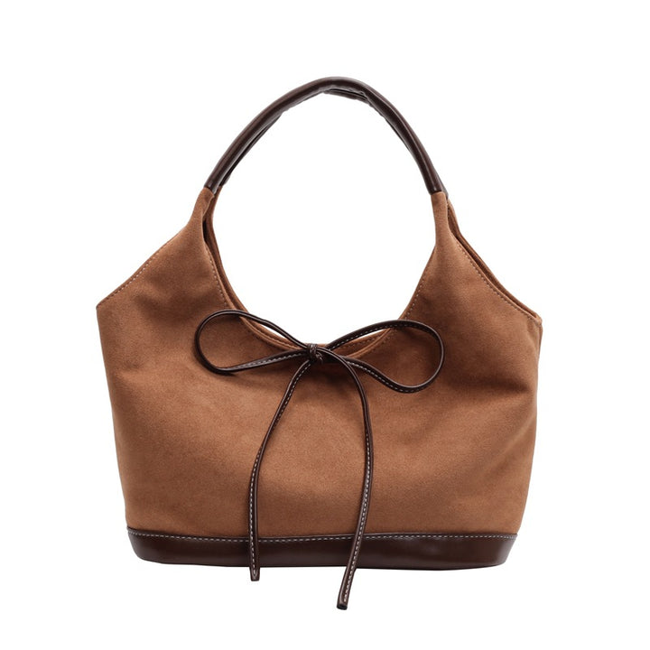 Damen elegante Schultertasche mit verspieltem Schleifendetail Nord Taschen