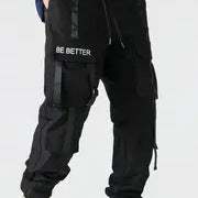 Herren Technische Utility-Cargohose mit Multifachtaschen, verstellbaren Gurtbändern & elastischen Saumbündchen Nord Taschen
