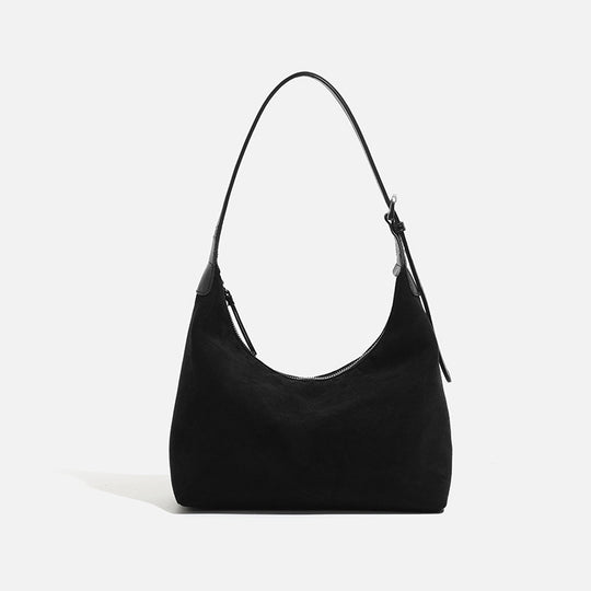 Damen modische Hobo Tasche mit weichem Nubukleder Nord Taschen