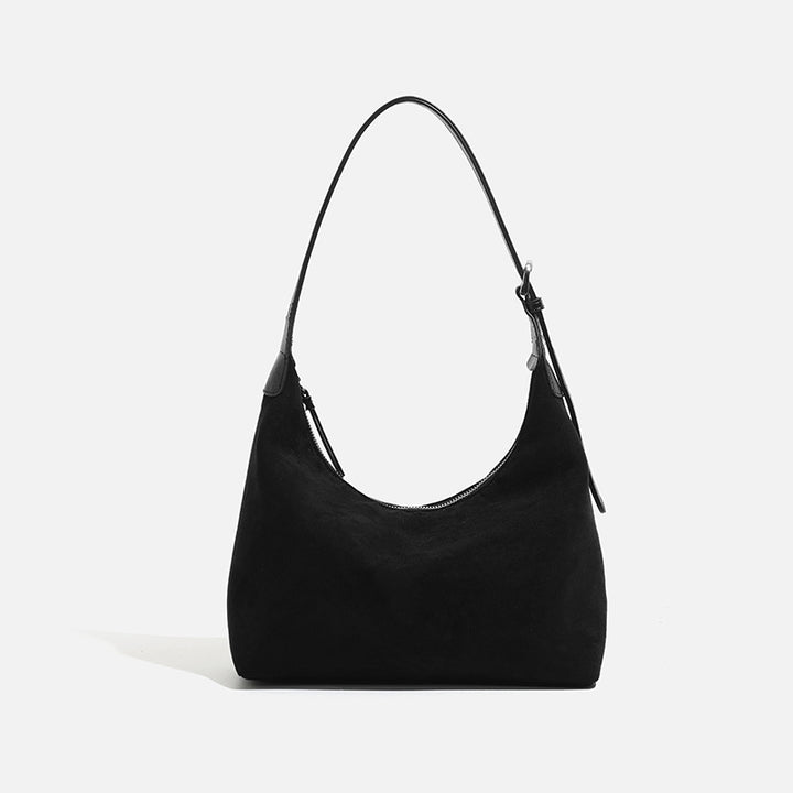 Damen modische Hobo Tasche mit weichem Nubukleder Nord Taschen