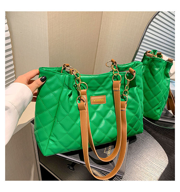 Damen elegante Quilted Umhängetasche Nord Taschen