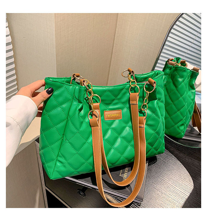 Damen elegante Quilted Umhängetasche Nord Taschen