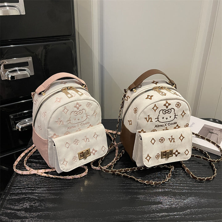 Damen Mini-Rucksackhandtasche mit verspieltem Design Nord Taschen
