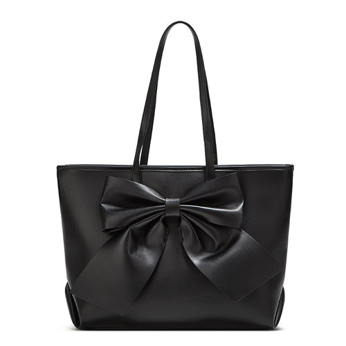 Damen Tote-Tasche mit eleganter Schleife und geräumigem Innenfach Nord Taschen