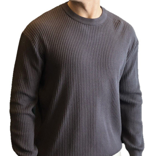 Herren Modischer Grobstrickpullover mit Rundhalsausschnitt Nord Taschen 1787964468