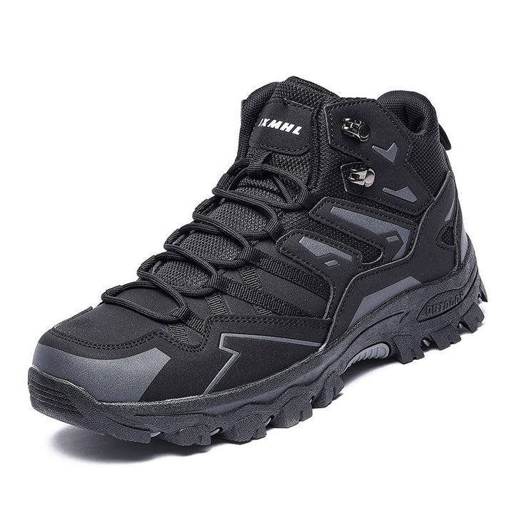 Damen Hohe Wanderstiefel mit innovativem Schnellschnürsystem und rutschfester Sohle