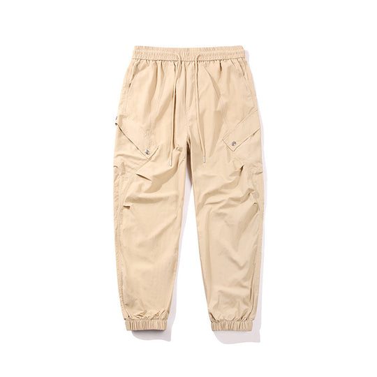 Herren utilitarische Cargo-Joggerhose mit Tunnelzugbund, Mehrfachtaschen und elastischem Knöchelabschluss Nord Taschen