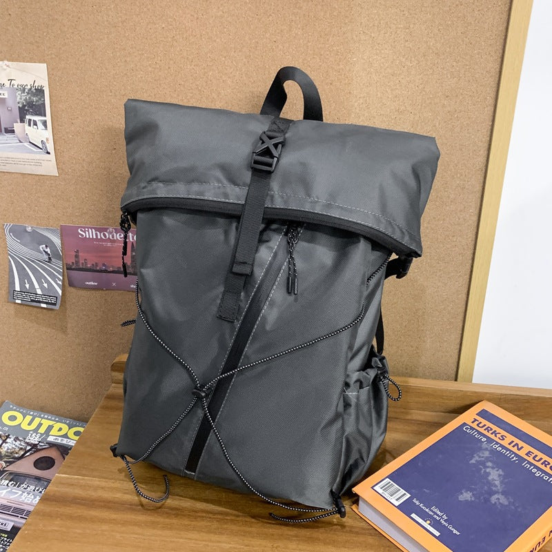 Damen Rolltop Rucksack mit praktischen Kompressionsriemen Nord Taschen