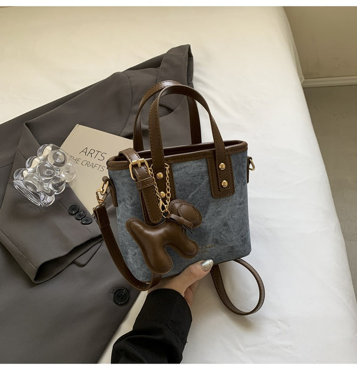 Damen Mini-Handtasche mit abnehmbarem Anhänger Nord Taschen