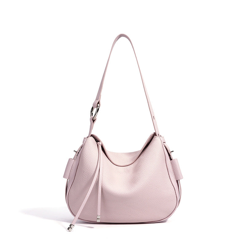 Damen weiche Ledertasche mit asymmetrischem Design Nord Taschen