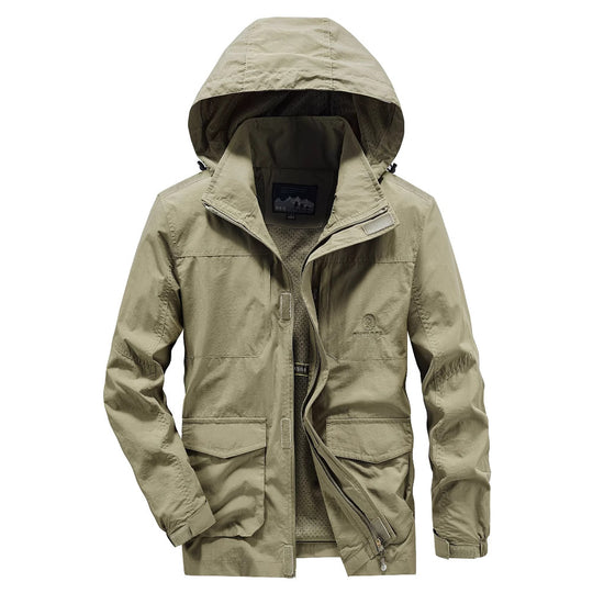 Herren Robuste Wetterjacke mit praktischen Taschen Nord Taschen