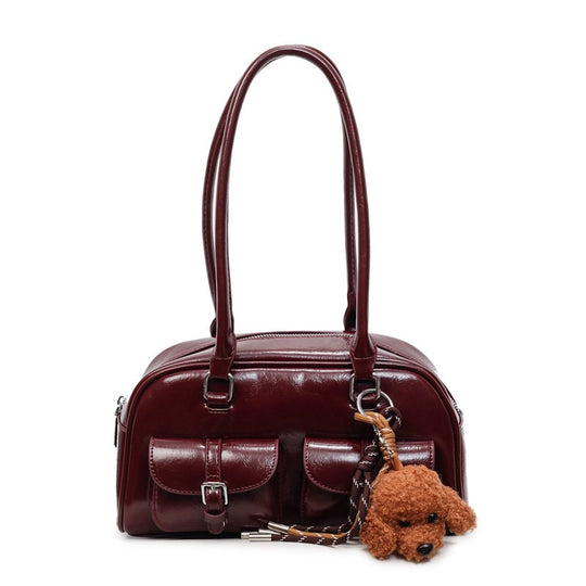Damen elegante Handtasche mit praktischen Außenfächern Nord Taschen